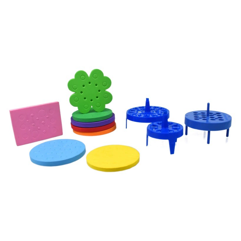 Водяной баня горшок пена круглый чистый 1,5 мл воды поплавок пластины пластиковые центрифуги пробирки для одежды 0,5/0,2 мл пробирки для одежды