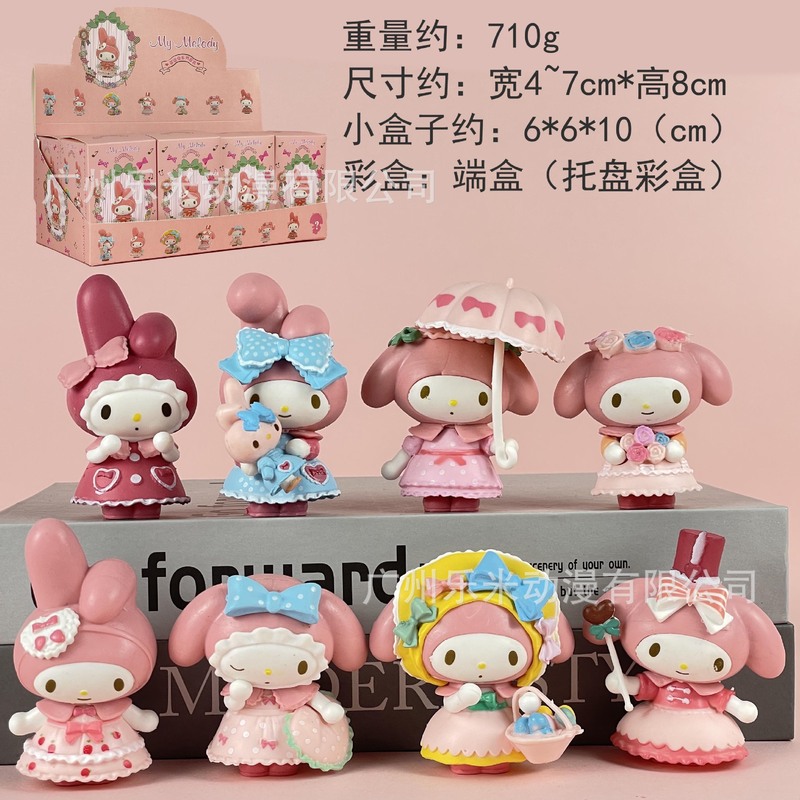 包邮凯蒂猫KT潮玩盲盒公仔手办桌面汽车载摆件少女心生日礼物|undefined