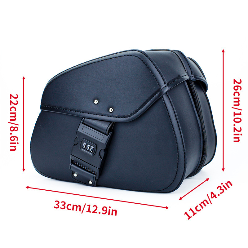 Cross-Border New Model Motorcycle Modified Rider Bag Storage Bag Retro Universal Side Bag Saddlebag Side Pouch