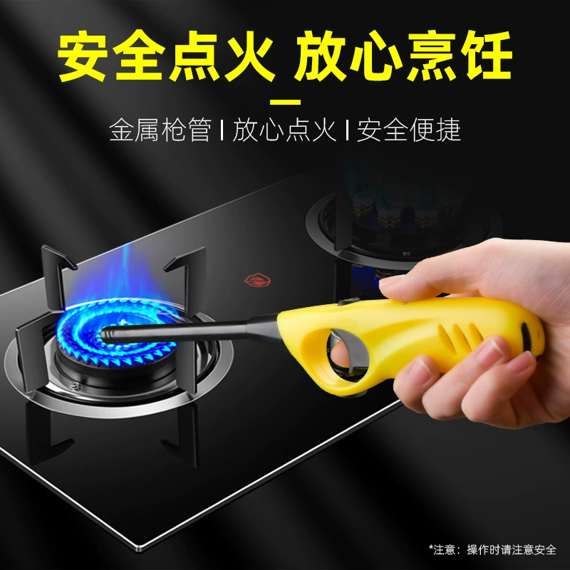 Оптовая продажа удлиненного зажигателя для кухонной газовой плиты, бытовых товаров, надувной зажигалки с длинным горлышком