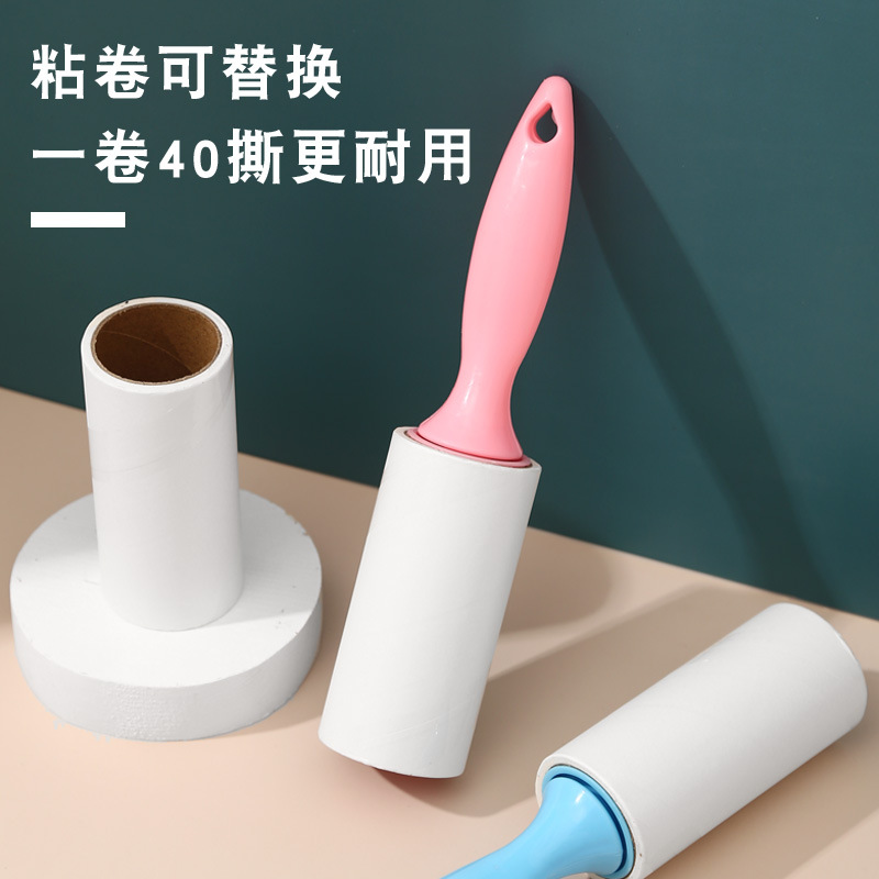 Suministros para mascotas Amazon nuevo rodillo de papel pegajoso para mascotas gato perro Dispositivo de adherencia del pelo Dispositivo de depilación portátil Dispositivo de adherencia del cabello al por mayor