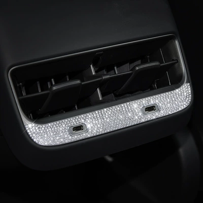 steering wheel door handle car | Sürətlər qutusu və əl tormozu başlıqları - 19-22-model3-21-24-modely-rear-air-outlet-decorative-strip