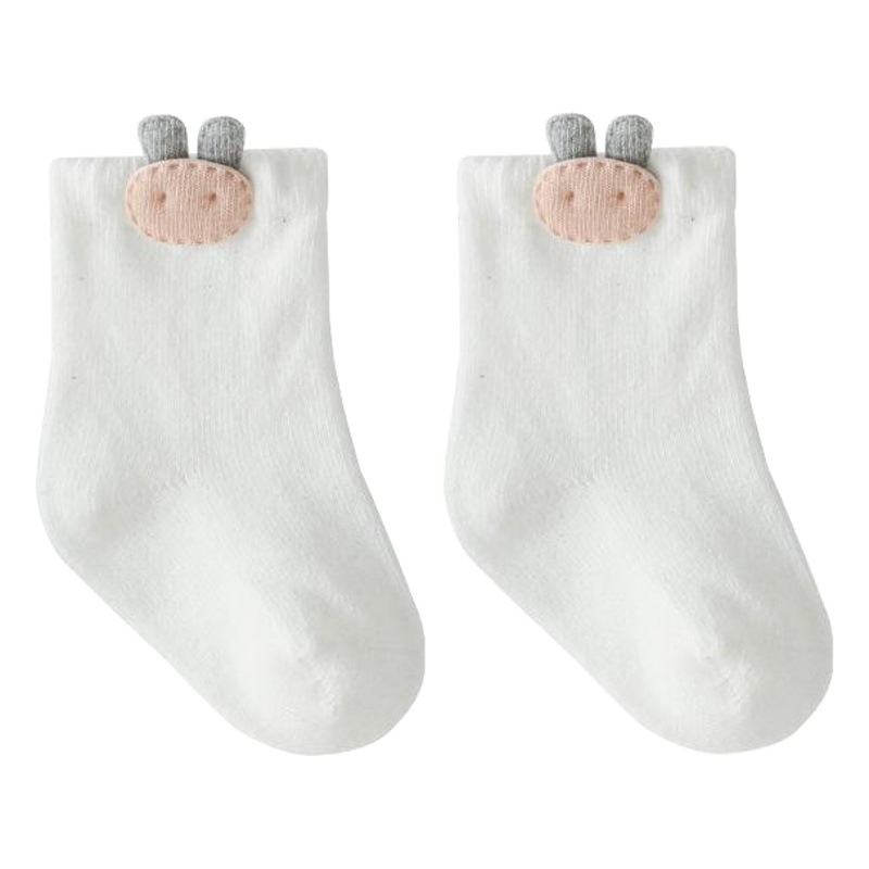 20 años de estilo coreano calcetines para niños Otoño Nuevo algodón peinado de dibujos animados calcetines para niños pequeños y medianos calcetines para bebés sin hueso