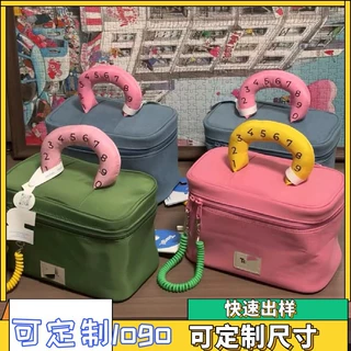 可爱撞色化妆包大容量女便携网红2024新款小红书化妆品收纳包