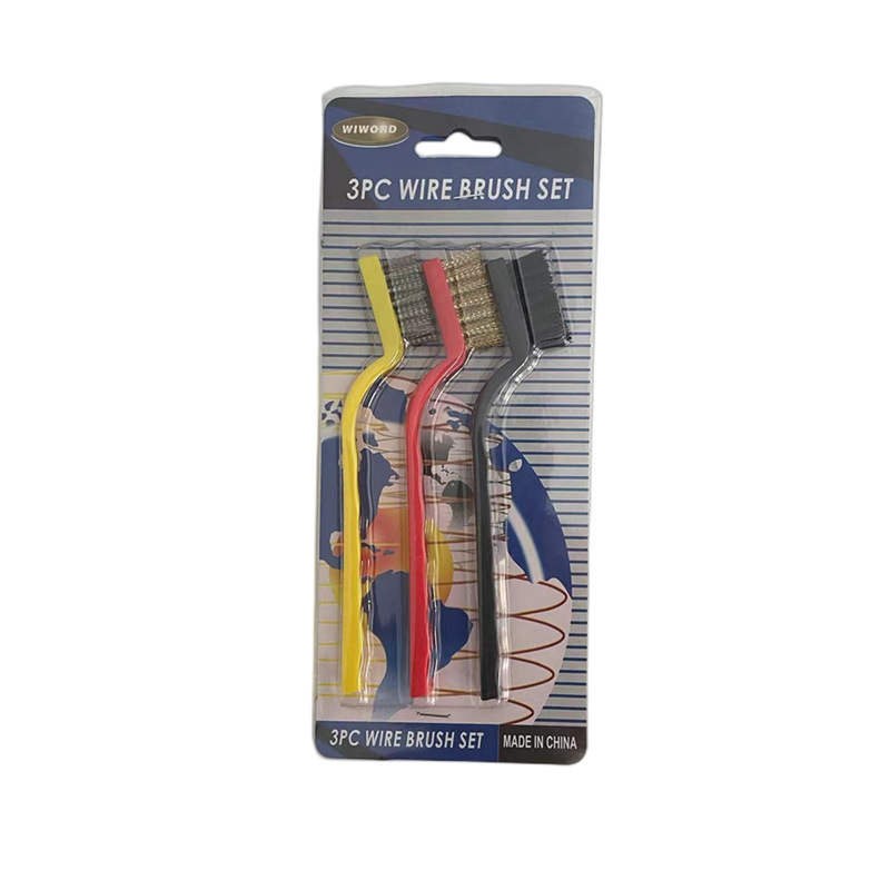 Cepillo de dientes industrial Limpieza y eliminación de óxido Mini cepillo de dientes Cepillo de estufa Cepillo de acero pequeño Cepillo de nailon de alambre de cobre Cepillo Wenwan