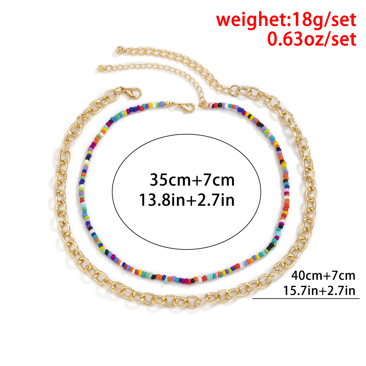 Bohemian Retro Contrast Color Miyuki Beads Tassel Woven Necklace Wholesale Nihaojewelry display picture 6