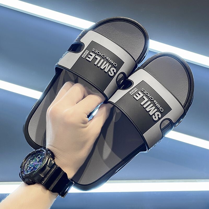 Slippers Men's Summer Outer Wear Non-slip Sandals Outdoor Fashion Casual Wear-resistant Slippers Couple's Trendy Thick Bottom Slides Slippers Men's Summer Outer Wear Non-slip Sandals Outdoor Fashion Casual Wear-resistant Slippers Couple's Trendy Thick Bottom Slides