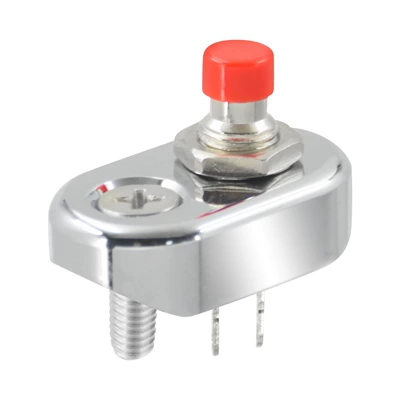 Modified accessories are suitable for Motosiklet ləvazimatları və aksesuarları - single-reset-button-switch-plating