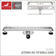 健雄JX704M-AX-70×600u1.5d40佛山不锈钢长条地漏生产厂家批发