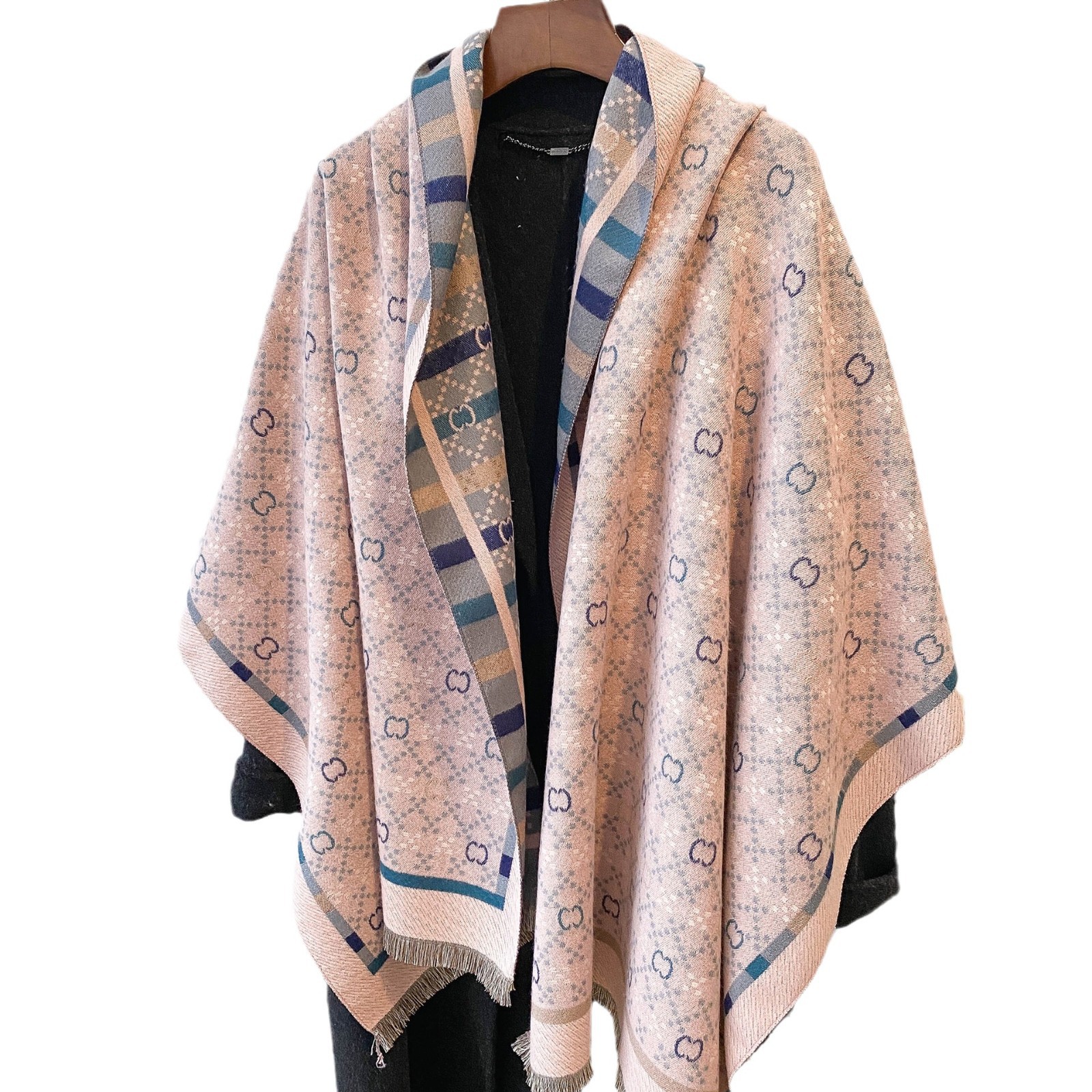 2024 invierno de alta calidad mantel cálido para mujeres nuevo estilo de moda colgante otoño invierno bufandas de cachemir de doble cara