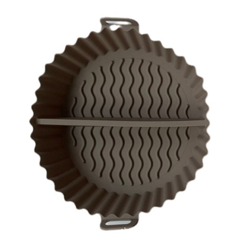 Transfronterizos Amazon AIRFRYER aire de silicona freidora de aire friedora tazón freidora de silicona azul bandeja de tostada