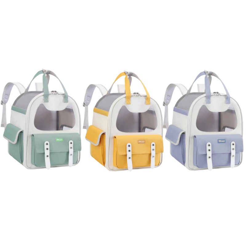 New  Cat for Going Out Portable Shoulder Space Module Large Capacity Breathable Pet Supplies Dog Travel Bag_voghion.com