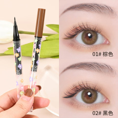 Bebeni Eyeliner Pen with fine brush head, not easily smudges when wet, long-lasting color, beginner-friendly eyeliner, cross-border cosmetics.