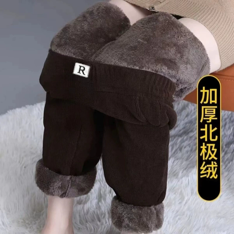 Теплые брюки для мамы, свободный крой, Oversize