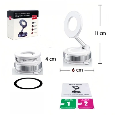 Cross-Border K007 Car Phone Car phone holder - vacuum-adsorption-haoyuebai-plastic-rod-k007-mobile-phone-holder