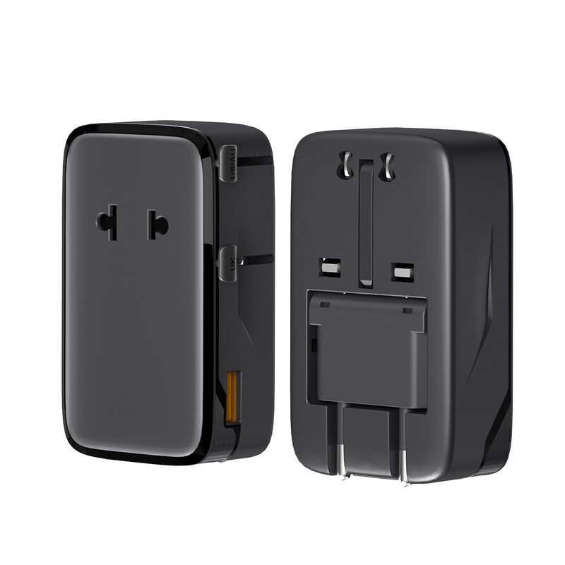 Cross-Border International Travel Global Adapter European Uk Standard Us Standard Ultra-Thin Adapter Socket Wholesale