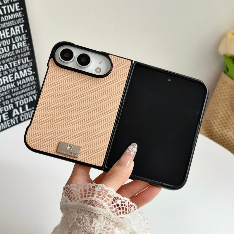 Retro bamboo weave pattern, suitable for iPhone 18 Ultra foldable phone case, Apple 18 Fold crossbody protective case Retro bamboo weave pattern, suitable for iPhone 18 Ultra foldable phone case, Apple 18 Fold crossbody protective case