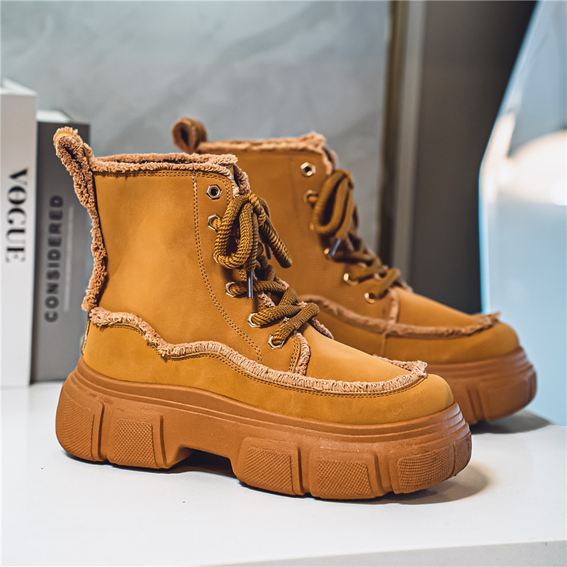 Botas Martin botas de hombre botas de locomotora botas de cuero alta tendencia botas de tamaño grande 2024 otoño invierno nuevas botas al por mayor transfronterizas image 7