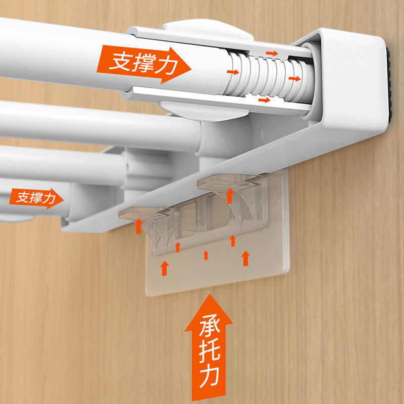 Soporte de capa de pasta sin fisuras gabinete libre de punzones en capas soporte de partición larga soporte de triángulo de armario cerca de soporte