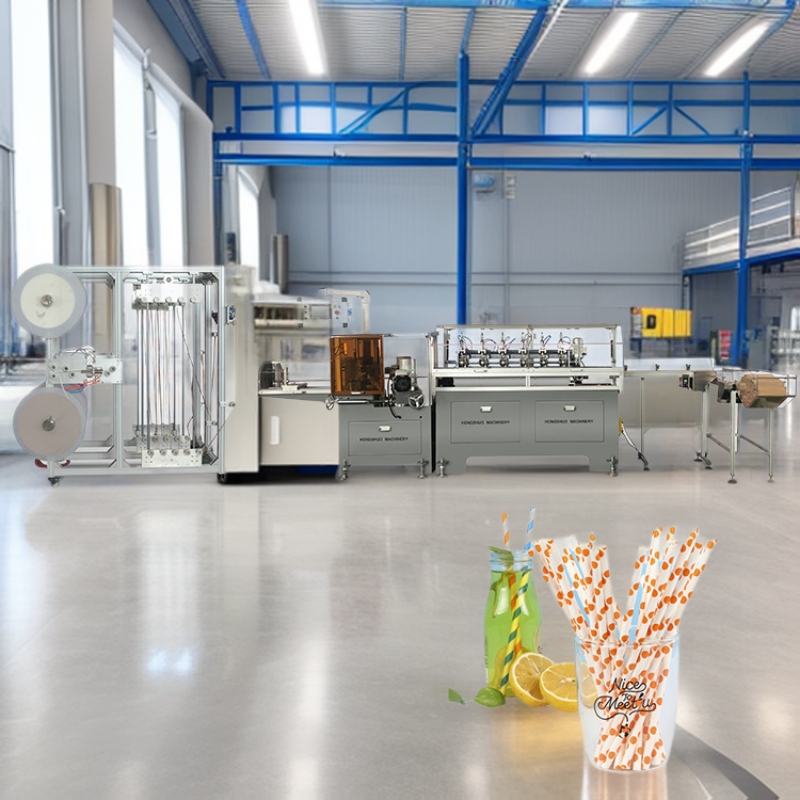 宏硕 高性价比六刀头纸吸管制造机