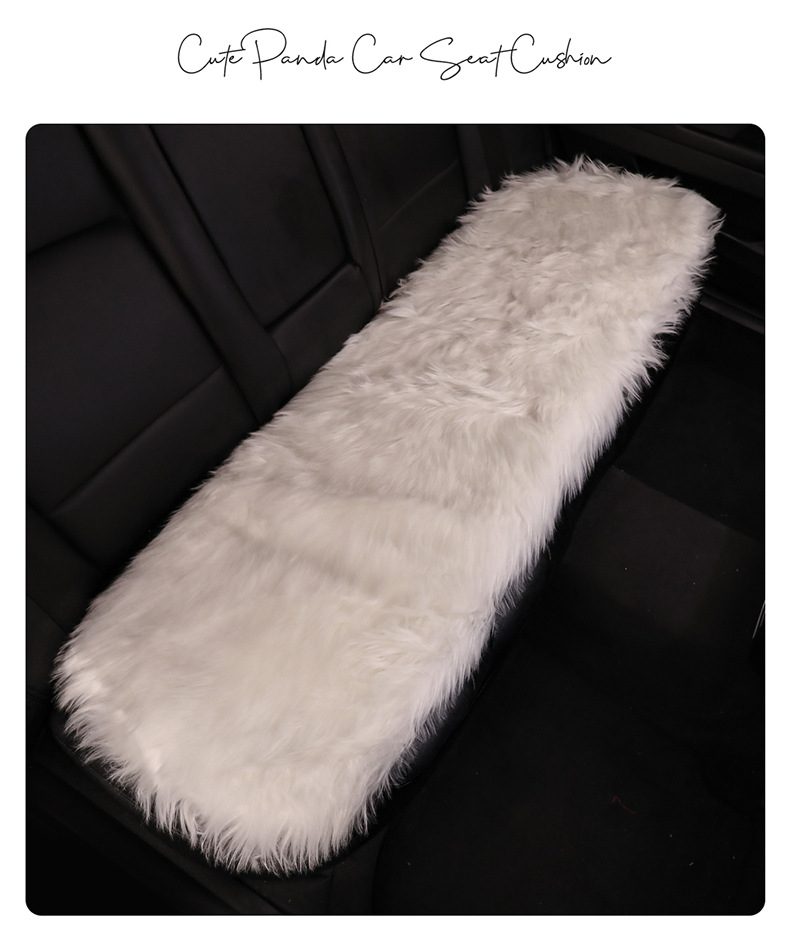 Cross-Border Popular Long-Haired Panda Pillow Car Plush Cushion Chair Cushion Internet Celebrity Angry Cute Red Panda