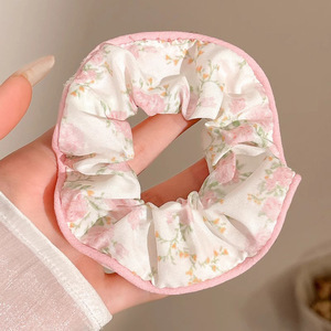 Dulce de alto nivel, anillo de cabello de intestino grueso, cordón de cabello de cola de caballo baja coreana, cordón de cabello grande, delicado, adornamiento de cabello de princesa de alto valor