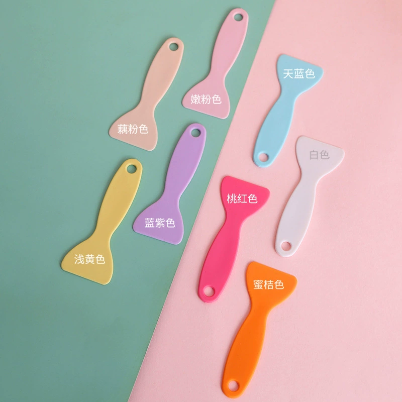 Цвет ручной счет маленький желтый Лопата фильм треугольник пластиковый скребок кусок автомобиля красоты соскабливание ручной счет Goo карта наклейка инструмент