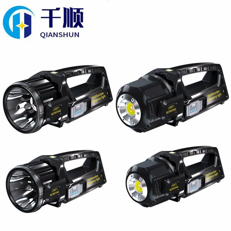 Трансграничный Новый портативный прожектор Открытый Портативный Дальний сильный свет фонарик работает авторемонтный свет аварийный свет
