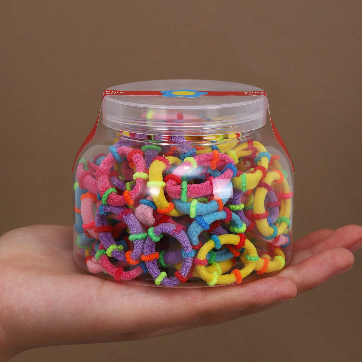 Niños de alta elasticidad cuerda de cabeza no daña cabello toallas de color anillo de cabello niñas correa de cabello bebé cabello anillo de cabello