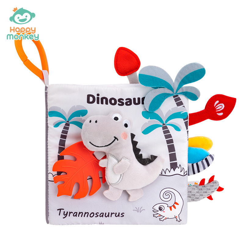 Libro de muñecas de goma de techo - Dinosaurios (6 páginas 12 páginas)