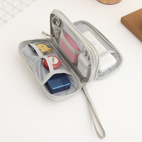 Data cable storage bag travel portable charger digital bag phone earphone USB flash drive multi-functional storage bag