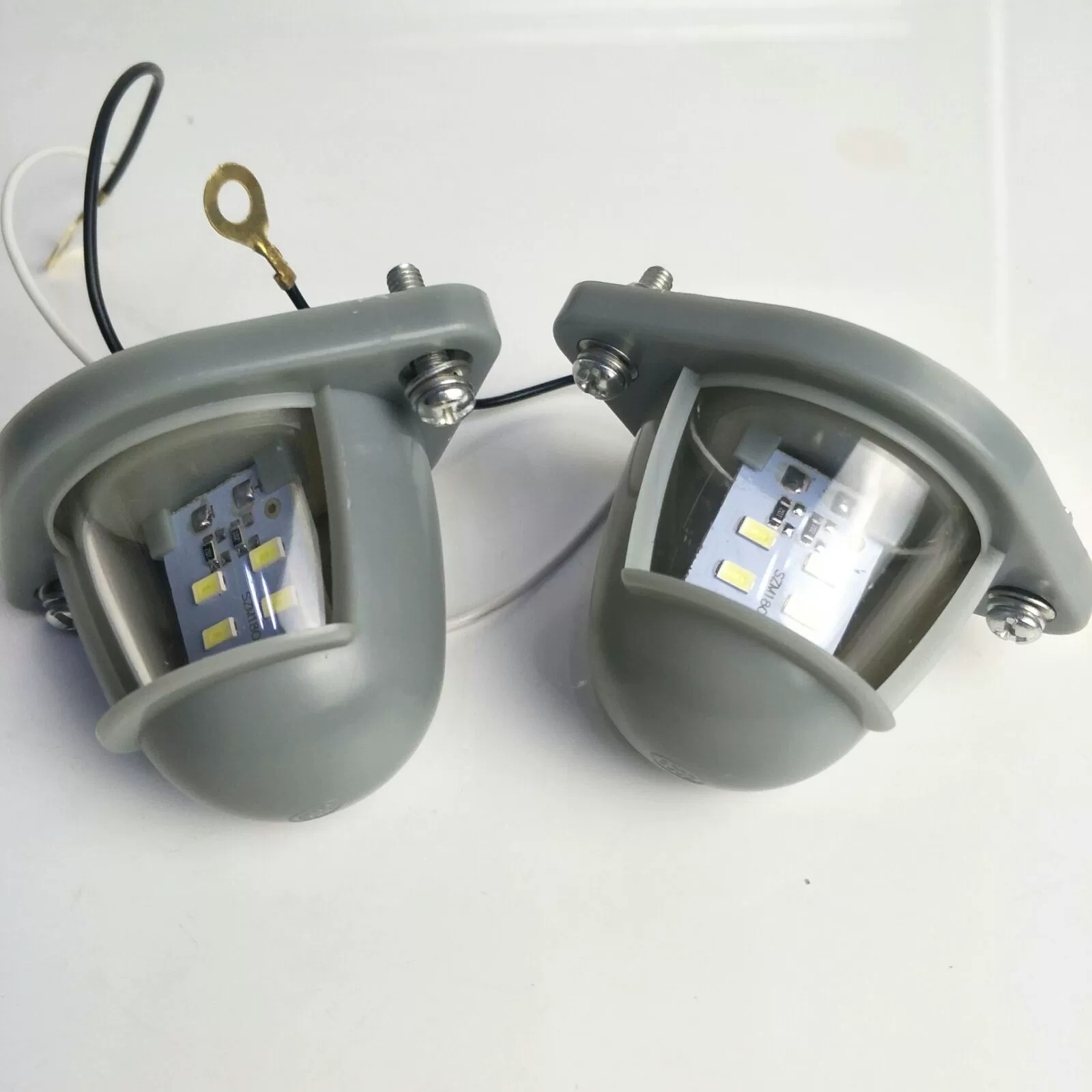 Светодиодный фонарь номерного знака для грузового автомобиля, 24 В, автомобильный светильник для грузовика, 12 В, фонарь номерного знака, задний фонарь, высокая яркость, фонарь заднего хода