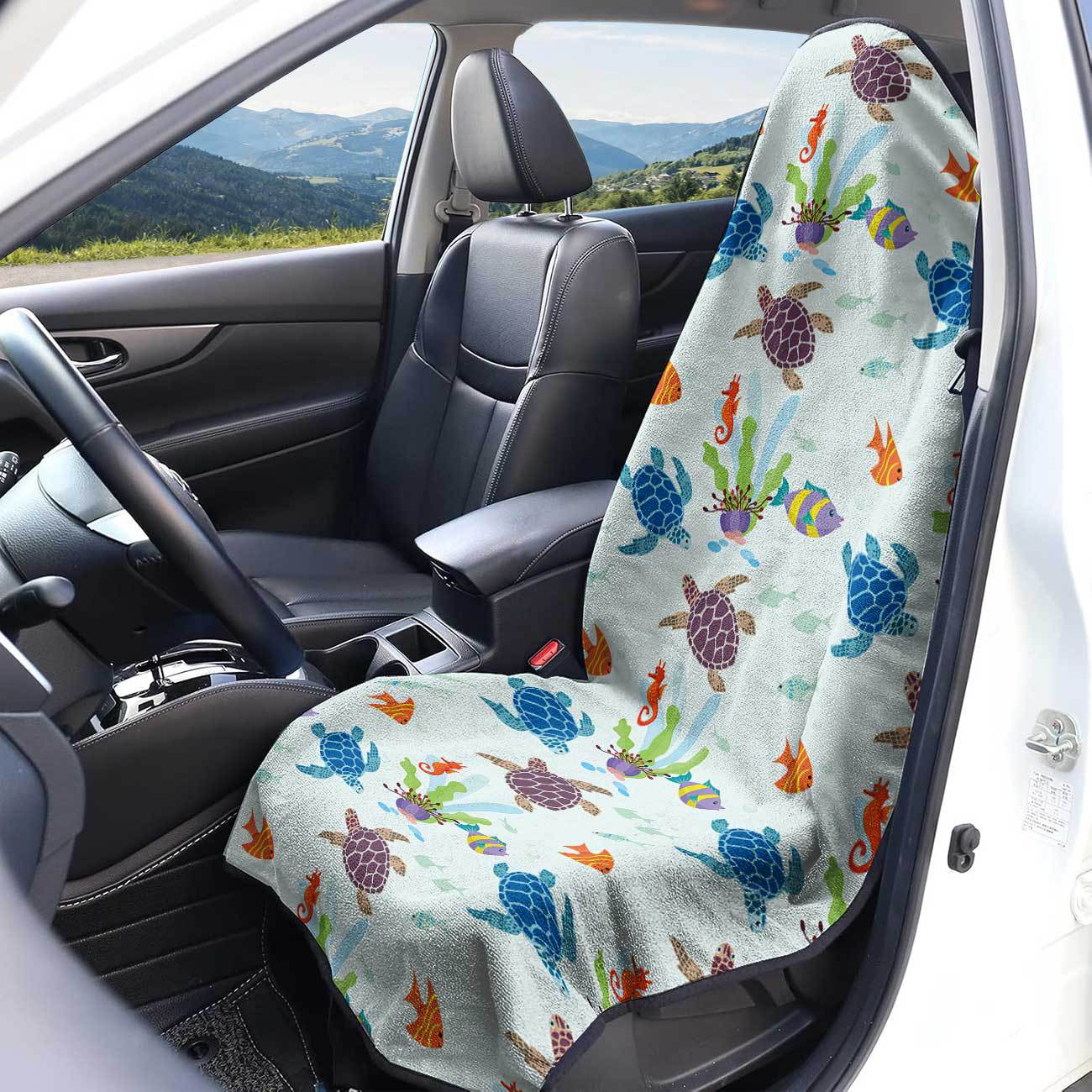 Marine seat towel cover front seat protector suitable for gym and exercise, universal for all seasons and car use
