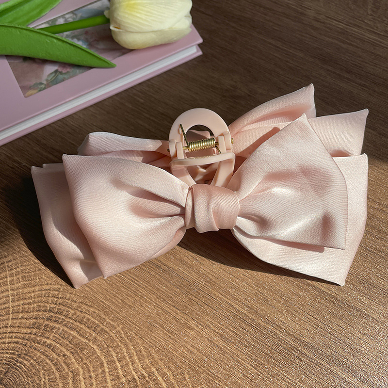 Accesorios para el cabello de pinza de tiburón de acrílico grande de Corea, clip de agarre para el cabello de disco simple, tocado de horquilla de cabeza femenina al por mayor