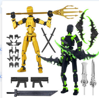 クロスボーダー人形13関節可動3Dプリント第3世代ダミー人形DIY全身解凍神器置物フィギュア|undefined