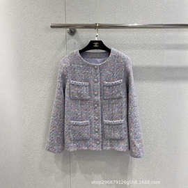 小香风外套女2025年秋冬新款名媛设计感小众网红炸街别致时尚上衣