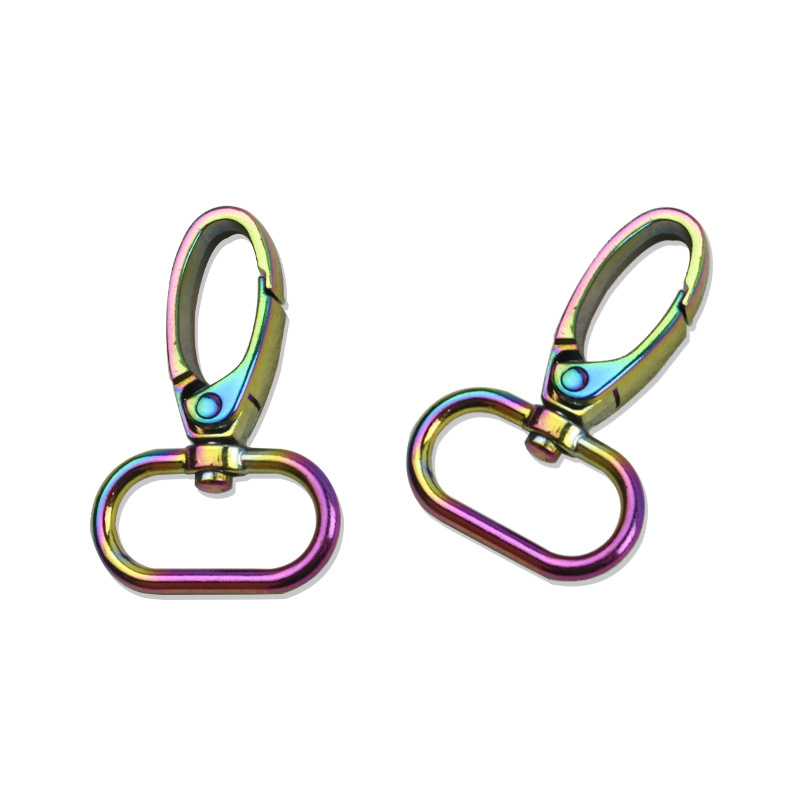 1 pulgada de color oro Oliva hebilla bolsa correa de hombro cadena cinta hebilla de conexión aleación de zinc gancho llavero diámetro interior 25mm