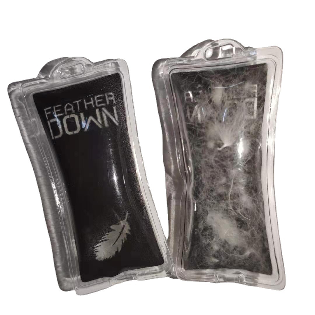 厂家直供羽绒标 pvc羽绒标 服装辅料店可