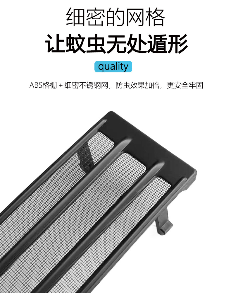Suitable for Byd Yuan Plus Grille Insect-Proof Net Air Inlet Water Tank Protection Anti-Debris Modification Decorative Accessories