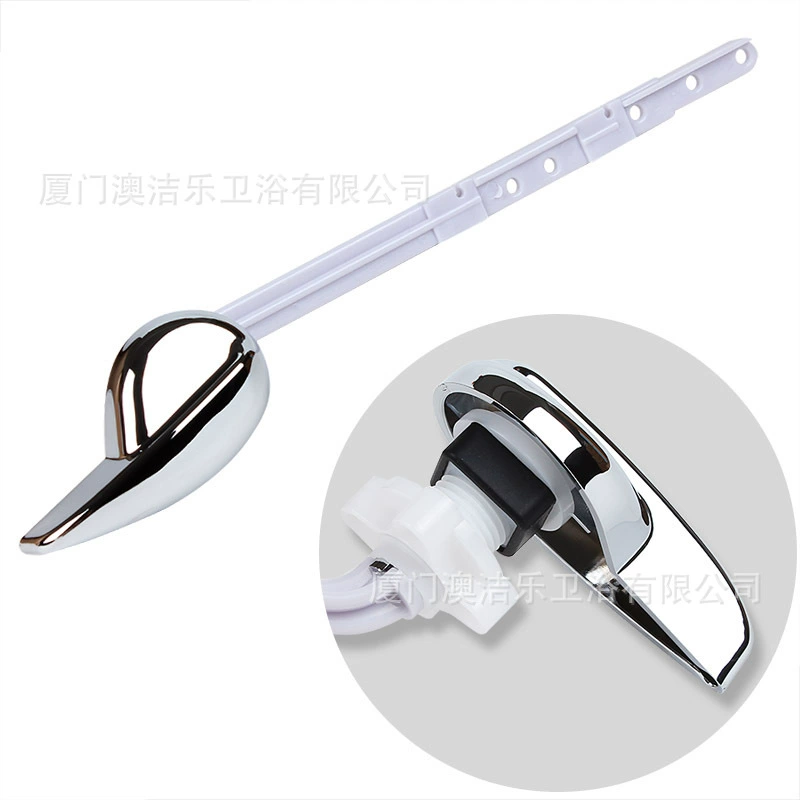 Туалетный ключ передний рычаг Туалет переключатель старомодный один сливной клапан передняя пластиковая ручка Гальваника Кнопка дешево