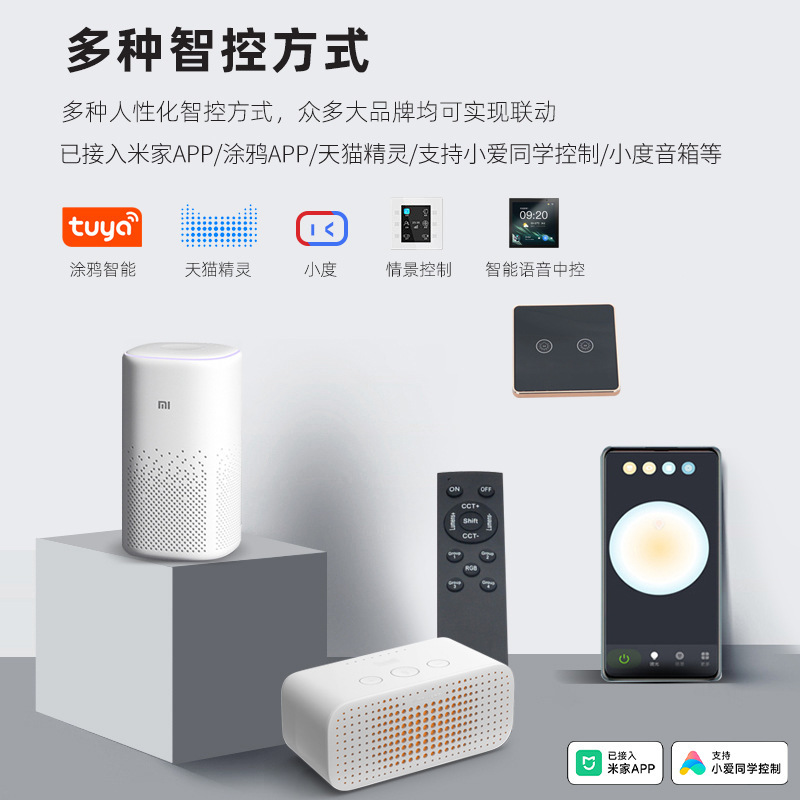 音声インテリジェント磁気メインライトなし落書き携帯電話制御ホーム磁気トラックライト中山照明|undefined