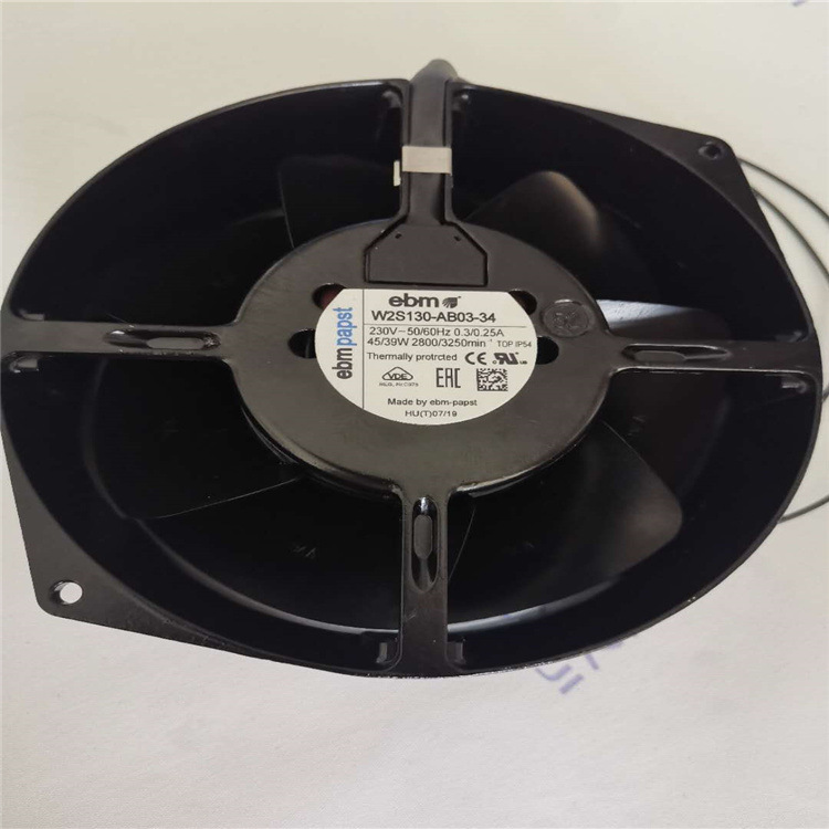 依必安派特W2S130-AA75-A2电子设备机柜散热通风降温离心风机