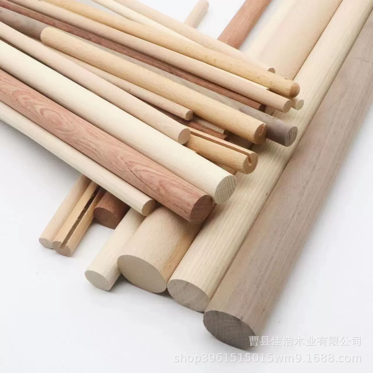 Diy бук круглые деревянные полоски твердые круглые палки круглые палки палатки деревянные палки йога деревянные палки