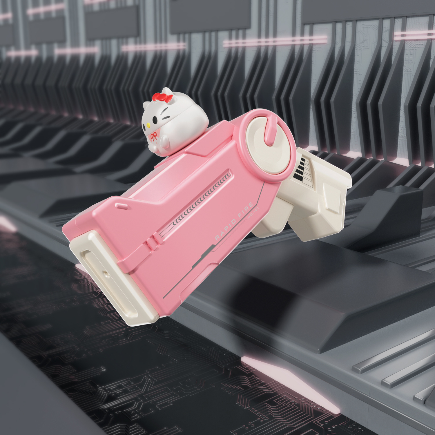 Pistola de agua transfronteriza juguete para niños muñeca de dibujos animados conejo gato perro pellizco muñeca pellizco pistola de agua playa al aire libre juego en el agua