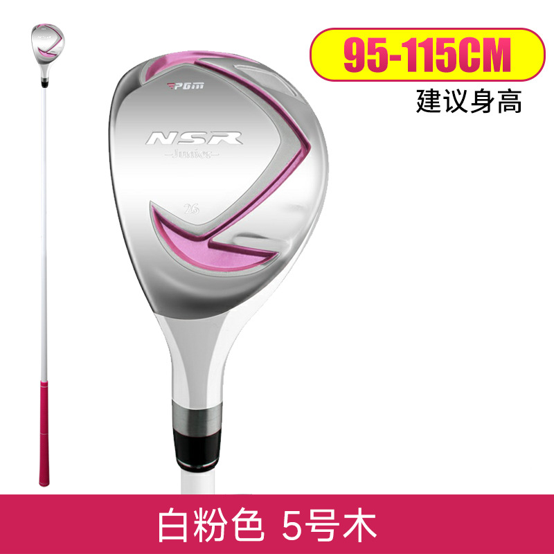 Mano izquierda blanca Rosa # N ° 5 Madera (95-115cm)