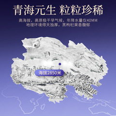 【Qili Fragrance】Gift Boxed Qinghai Specialty Large Berry Black Goji Berries 450g Pack - Ideal Gift Selection of Large Goji Berries