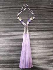復古風尖冒鏤空鳳尾九字針滌綸流蘇穗子書籤拉鏈掛飾配件合金流蘇