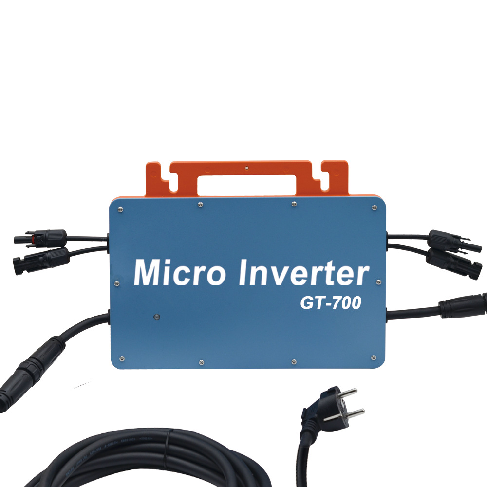 700W 110V/220V 防水太阳能逆变器 12 年制造商三相微型逆变器