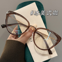 新商品の超軽猫眼镜レトロモダン近視女性には度数の素顔の神器があります。