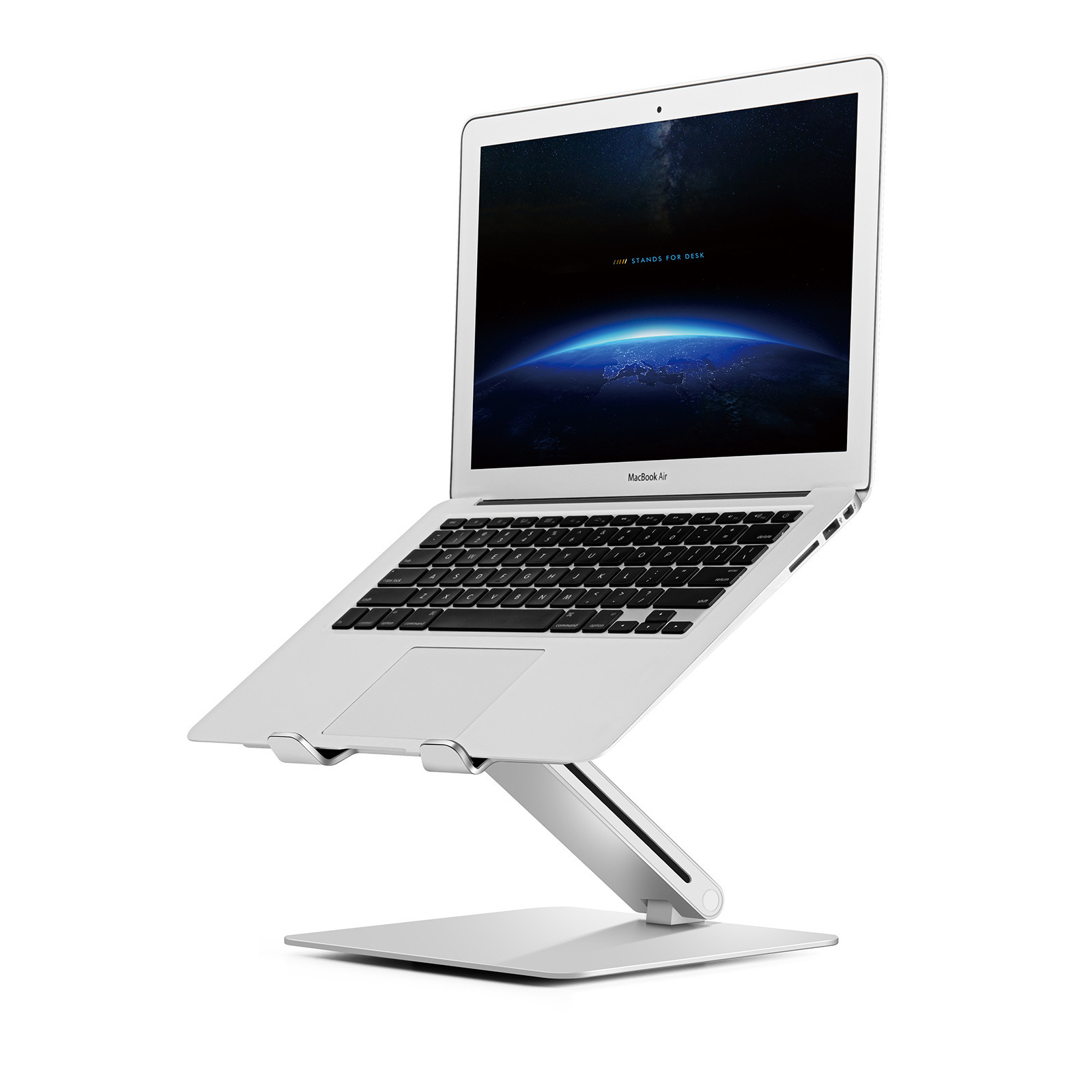 Fabricante de fabricación y procesamiento de soporte de portátil plegable elevación de aluminio de escritorio elevación de Macbook